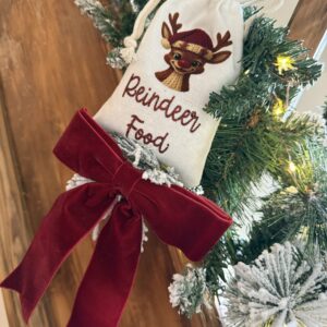 Reusable Reindeer Food Bag