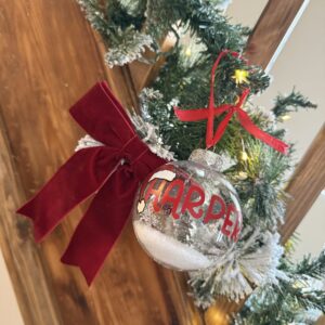 Personalised Santa Hat Bauble